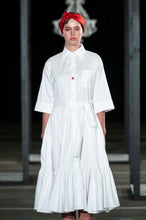 Load image into Gallery viewer, EZOKHETHO ULUTHANDO SHIRT DRESS WHITE