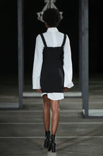 Load image into Gallery viewer, CINDY MFABE MONGO RUFFLE MINI DRESS BLACK