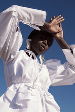 Load image into Gallery viewer, JUDITH ATELIER YOKO COTTON 3D FLORAL BLOUSE