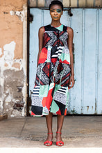 Load image into Gallery viewer, EZOKHETHO THEMBA TRAPEZE DRESS MULTI-COLOUR
