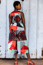 Load image into Gallery viewer, EZOKHETHO THEMBA TRAPEZE DRESS MULTI-COLOUR
