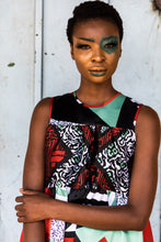 Load image into Gallery viewer, EZOKHETHO THEMBA TRAPEZE DRESS MULTI-COLOUR
