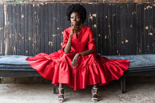 Load image into Gallery viewer, EZOKHETHO ULUTHANDO RED DRESS
