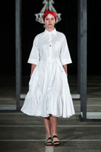 Load image into Gallery viewer, EZOKHETHO ULUTHANDO SHIRT DRESS WHITE

