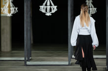 Load image into Gallery viewer, CINDY MFABE SICELO CROPPED BOMBER JACKET
